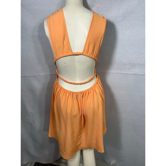 Vero Moda from Nordstrom pastel orange Summer backless dress in Size XL - Picture 1 of 4